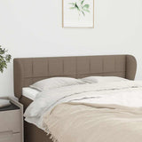 Vidaxl hoofdbord met randen 147x23x78 88 cm stof taupe