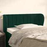 Vidaxl hoofdbord met randen 83x23x78 88 cm fluweel donkergroen