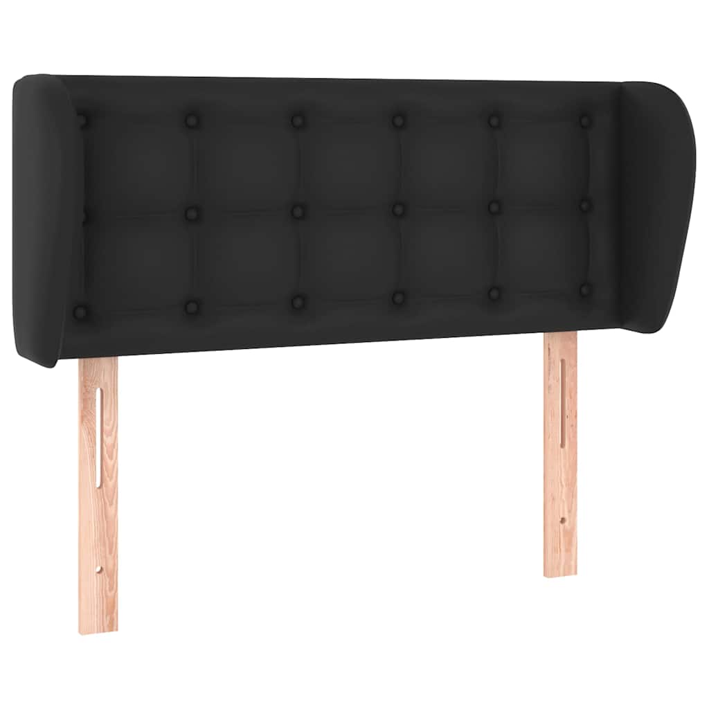 Vidaxl hoofdbord met randen 93x23x78 88 cm kunstleer zwart