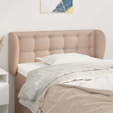 Vidaxl hoofdbord met randen 93x23x78 88 cm kunstleer cappuccinokleur