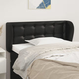 Vidaxl hoofdbord met randen 103x23x78 88 cm kunstleer zwart