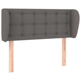 Vidaxl hoofdbord met randen 103x23x78 88 cm kunstleer grijs