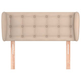 Vidaxl hoofdbord met randen 103x23x78 88 cm kunstleer cappuccinokleur