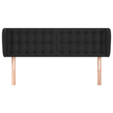 Vidaxl hoofdbord met randen 147x23x78 88 cm kunstleer zwart