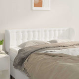 Vidaxl hoofdbord met randen 147x23x78 88 cm kunstleer wit