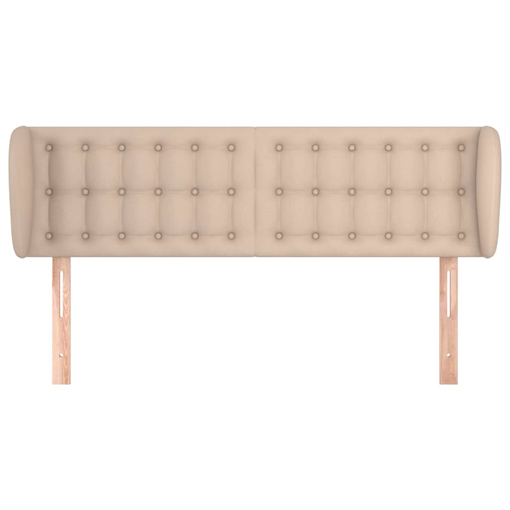 Vidaxl hoofdbord met randen 147x23x78 88 cm kunstleer cappuccinokleur