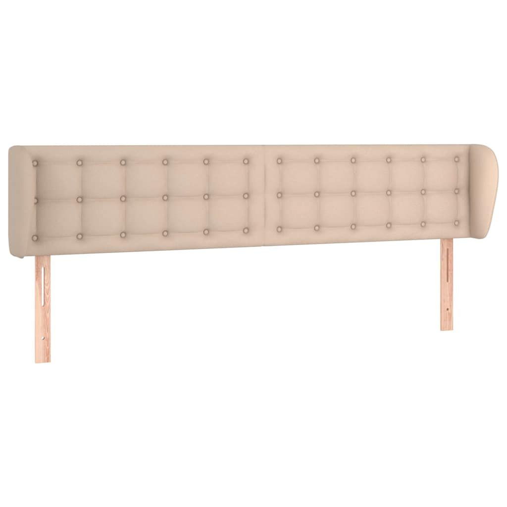Vidaxl hoofdbord met randen 163x23x78 88 cm kunstleer cappuccinokleur