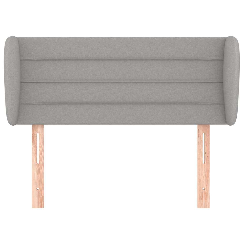 Vidaxl hoofdbord met randen 83x23x78 88 cm stof lichtgrijs