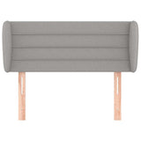 Vidaxl hoofdbord met randen 83x23x78 88 cm stof lichtgrijs