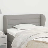 Vidaxl hoofdbord met randen 83x23x78 88 cm stof lichtgrijs