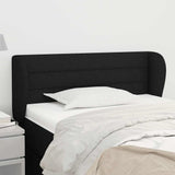 Vidaxl hoofdbord met randen 83x23x78 88 cm stof zwart
