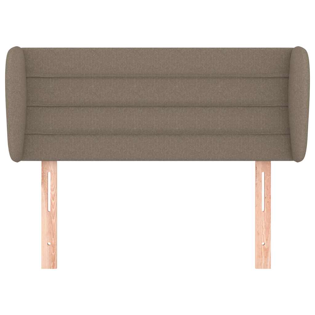 Vidaxl hoofdbord met randen 83x23x78 88 cm stof taupe