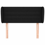 Vidaxl hoofdbord met randen 93x23x78 88 cm stof zwart