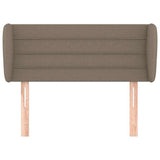 Vidaxl hoofdbord met randen 93x23x78 88 cm stof taupe
