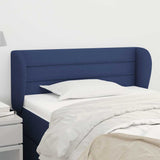 Vidaxl hoofdbord met randen 93x23x78 88 cm stof blauw