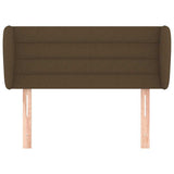 Vidaxl hoofdbord met randen 103x23x78 88 cm stof donkerbruin