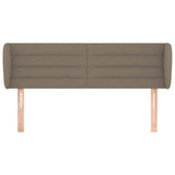 Vidaxl hoofdbord met randen 147x23x78 88 cm stof taupe