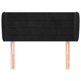 Vidaxl hoofdbord met randen 93x23x78 88 cm fluweel zwart
