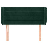Vidaxl hoofdbord met randen 103x23x78 88 cm fluweel donkergroen