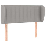 Vidaxl hoofdbord met randen 83x23x78 88 cm stof lichtgrijs