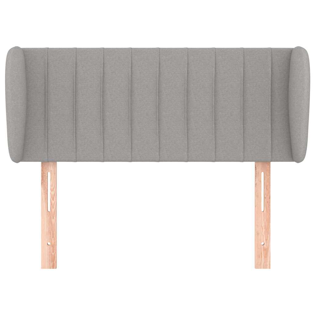 Vidaxl hoofdbord met randen 93x23x78 88 cm stof lichtgrijs