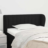 Vidaxl hoofdbord met randen 93x23x78 88 cm stof zwart