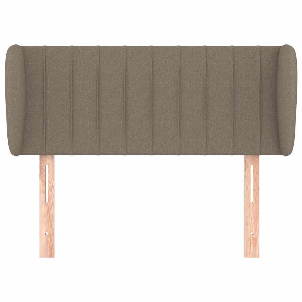 Vidaxl hoofdbord met randen 93x23x78 88 cm stof taupe