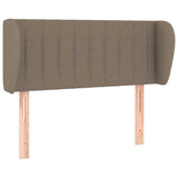 Vidaxl hoofdbord met randen 103x23x78 88 cm stof taupe