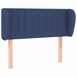 Vidaxl hoofdbord met randen 103x23x78 88 cm stof blauw