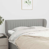 Vidaxl hoofdbord met randen 147x23x78 88 cm stof lichtgrijs