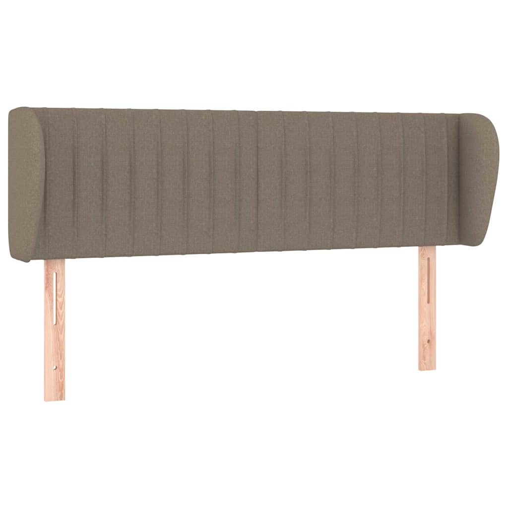 Vidaxl hoofdbord met randen 147x23x78 88 cm stof taupe