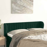 Vidaxl hoofdbord met randen 147x23x78 88 cm fluweel donkergroen
