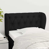 Vidaxl hoofdbord met randen 83x23x78 88 cm stof zwart