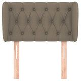 Vidaxl hoofdbord met randen 83x23x78 88 cm stof taupe