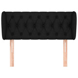 Vidaxl hoofdbord met randen 93x23x78 88 cm stof zwart