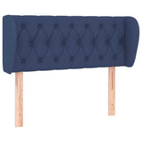 Vidaxl hoofdbord met randen 93x23x78 88 cm stof blauw