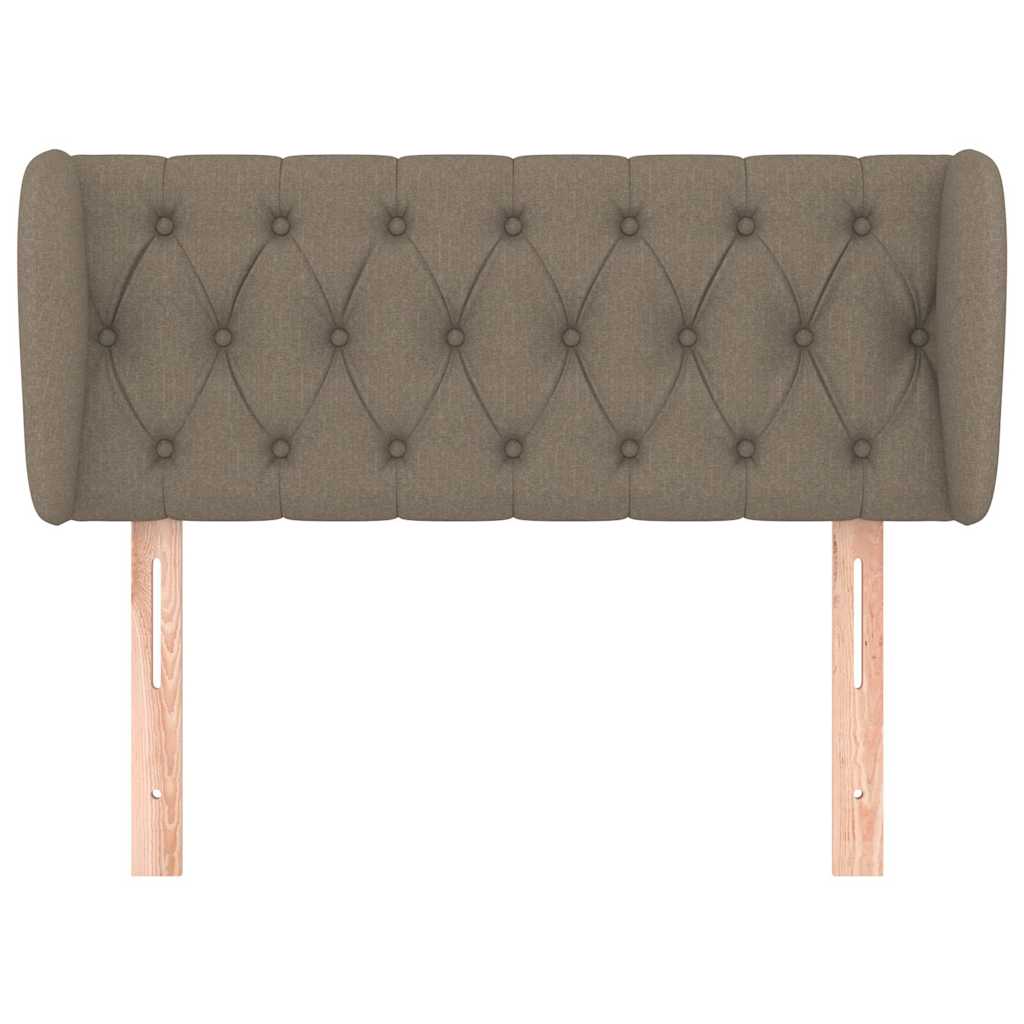 Vidaxl hoofdbord met randen 103x23x78 88 cm stof taupe