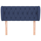 Vidaxl hoofdbord met randen 103x23x78 88 cm stof blauw
