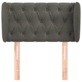 Vidaxl hoofdbord met randen 83x23x78 88 cm fluweel donkergrijs