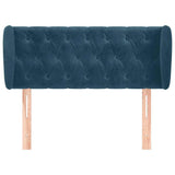 Vidaxl hoofdbord met randen 93x23x78 88 cm fluweel donkerblauw