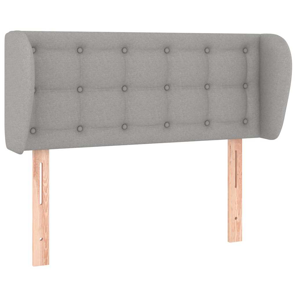 Vidaxl hoofdbord met randen 83x23x78 88 cm stof lichtgrijs
