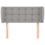 Vidaxl hoofdbord met randen 83x23x78 88 cm stof lichtgrijs