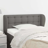 Vidaxl hoofdbord met randen 83x23x78 88 cm stof donkergrijs