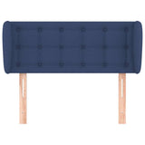 Vidaxl hoofdbord met randen 83x23x78 88 cm stof blauw