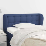 Vidaxl hoofdbord met randen 83x23x78 88 cm stof blauw