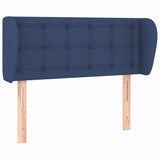 Vidaxl hoofdbord met randen 93x23x78 88 cm stof blauw