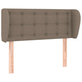 Vidaxl hoofdbord met randen 103x23x78 88 cm stof taupe