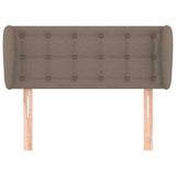 Vidaxl hoofdbord met randen 103x23x78 88 cm stof taupe