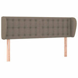 Vidaxl hoofdbord met randen 147x23x78 88 cm stof taupe