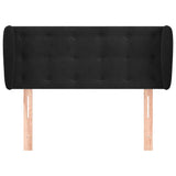 Vidaxl hoofdbord met randen 83x23x78 88 cm fluweel zwart